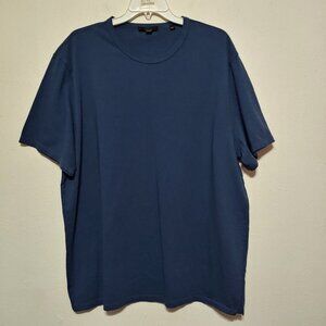 Vince Men's Short Sleeve T-Shirt  Blue, Solid  XXL